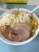 「みそら〜めん ニンニク少な目 玉ねぎ増し増し 魚粉」@らーめん☆王子の写真