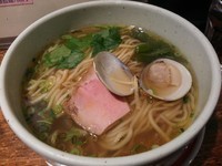 「【限定】はまぐり和風拉麺　（大盛り：サービス券）」@麺肴 ひづきの写真
