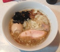 「特製　煮干参上！最終日SP.ver.【限定】　1150円」@ラーメン星印の写真