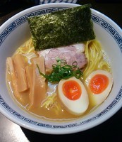 「味玉らーめん　900円　塩・ゆず抜き」@らーめん はやしの写真