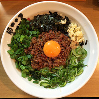 「台湾まぜそば＋追い飯（無料）」@麺屋こころ 溝の口店の写真