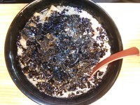 「岩のりらあめん」@煮干しらあめん 燕黒の写真