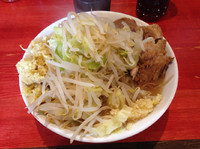 「小ラーメン＋生姜 （650円＋50円）」@ラーメン二郎 会津若松駅前店の写真