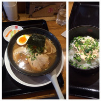 「極みラーメン+チャーマヨ丼セット730円+220円」@ちりめん亭 方南町店の写真