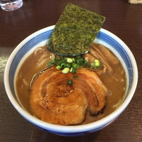 「濃厚和風中華そば＋大盛240g（730円＋50円）」@中華そば・つけそば 浜屋の写真