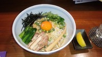 「干し海老油そば（醤油）追い飯付」@味香房 海居人の写真