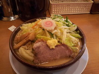 「野菜盛らーめん」@炙り味噌らーめん 麺匠 真武咲弥 つくば店の写真