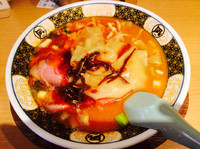 「塩味+辣油追加」@すごい煮干ラーメン凪 新宿ゴールデン街店 別館の写真