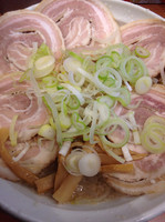 「チャーシュー麺」@こってりらーめん なりたけ 池袋店の写真