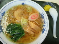 「醤油ラーメン 500円」@お食事処 赤井の写真
