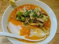 「【限定】海老香るとまとクリームらーめん ￥800」@らーめん カッパハウスの写真