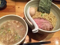 「味玉塩つけ麺（大盛り・あつもり）」@○心厨房の写真