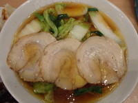 「道頓堀ラーメン(700円)、餃子セット(260円)」@らあめん花月嵐 美東サービスエリア店の写真