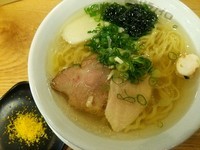 「ゆず塩煮干ソバ (150305)」@ソラノイロ salt & mushroomの写真