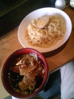 「喜多方つけ麺５００円」@田舎料理 あかほしの写真