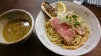 「濃厚牡蠣つけ麺+貝めしセット・・930円」@貝だしラーメン 貝ガラ屋の写真