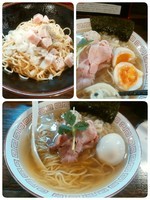 「味玉煮干しラーメン＋替え玉」@らぁめん小池の写真