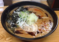 「玉ネギとニンニク味噌のとろみそば(週限定)＋ライス」@麺処福吉ATSUSHIの写真