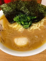 「ラーメン＋玉子」@横浜家系ラーメン 大原家の写真
