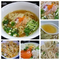 「比内地鶏のラーメン500円＋変わりご飯300円＋ﾋﾞｰﾙ」@ラーメン愉悦処 似星の写真