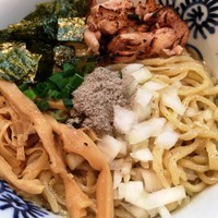 「【限定】煮干まぜそば（大盛，追い飯）」@特級鶏蕎麦 龍介の写真
