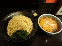 「坦々つけ麺850円　大盛り100円」@自家製麺ほうきぼし 神田店の写真