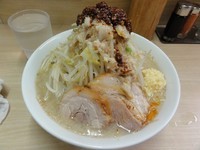 「塩ラーメン700円　野菜/脂/ニンニク/辛め」@ラーメンいつきの写真