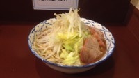 「らーめん 大 730円 麺増し 野菜マシマシ」@らーめん陸の写真