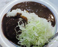 「ハンバーグカレー 800円」@むさしやの写真