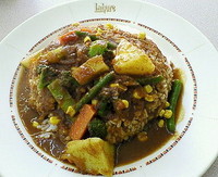 「野菜カレー(インド風) 750円」@ニュー ラホール 竹町店の写真