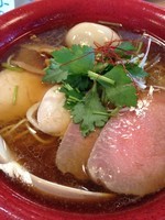 「特製伊勢エビのしずく  雑炊」@中華そば 田家 本店の写真