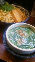 「【今月の限定】台湾つけ麺大盛り（追い飯付き）」@中華そば 旋の写真