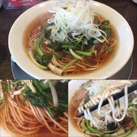 「野ゼリそば 800円」@立ち呑み居酒屋 金町製麺の写真