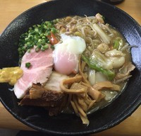 「餡掛け揚げ蕎麦 【睦月の一杯 特別限定】」@MENYA 食い味の道有楽の写真
