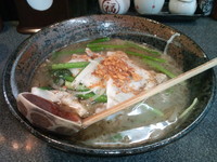 「焦がしニンニクワンタン麺」@ラーメン工場 無双の写真