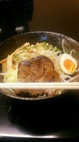 「汁なし味噌らーめん800円（冬季限定）」@らぁ麺のお店 三色の写真
