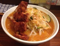 「あんかけＤＸ(メガ唐付)980円」@旨辛ラーメン 表裏の写真
