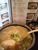 「濃厚煮干中華そば ごん太  ＋チャーシュー丼」@にぼ兄弟の写真