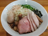 「えびまぜそば+特製」@麺屋 むじゃきの写真