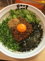 「台湾まぜそば780円（ニンニク無し）追い飯（無料）」@麺屋 こころ 大岡山本店の写真