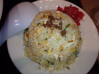 「ヤキメシセット(+200円)、ジャンボ餃子(250円)」@佐竹家の写真