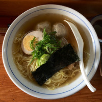 「いわし寿司ラーメンAセット1400円」@いさ美寿司の写真