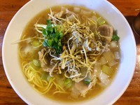 「鴨そば PURE GOLD（硬め）」@中華そばつけそば 千思萬考の写真