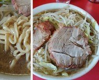 「小ラーメン600円(ニンニク少なめ)」@ラーメン二郎 三田本店の写真
