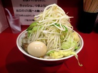 「ラーメン　ニンニクヤサイ味玉」@ラーメン英二の写真
