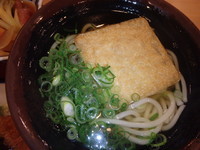 「きつねうどん(中)(270円)他」@高陽食堂の写真