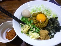 「カレー台湾まぜそば（800円）＋辛肉ミンチハーフ（50円）」@二代目 むじゃきの写真