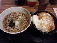 「カツ丼（ダブル玉子）セット950円」@そば助 御徒町店の写真