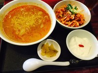 「葱担々麺セット980円」@中国四川料理 天府楼 足立店の写真