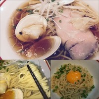 「中華そば 730円 鶏玉 200円」@とものもとの写真